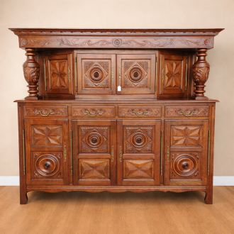 BUFFET ANTIGUO, ESTILO TUDOR  FR-9/1