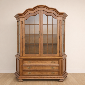 VITRINA  ALACENA  DE  ROBLE PK-4/54 -PORTE GRATIS A LA PENINSULA