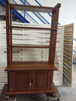 LIBRERIA QUESERA DE ROBLE MACIZO  PK-19 AKV