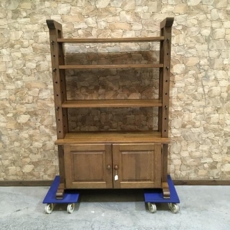 LIBRERA RSTICA DE ROBLE MACIZO - QUESERA HOLANDESA PK-9/18 - PORTE GRATIS A LA PENNSULA