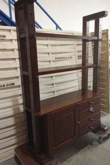 LIBRERIA QUESERA DE ROBLE MACIZO  PK-19 /14