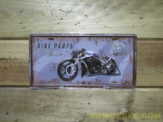 Matrcula Metal Retro Vintage 15,5x30,5